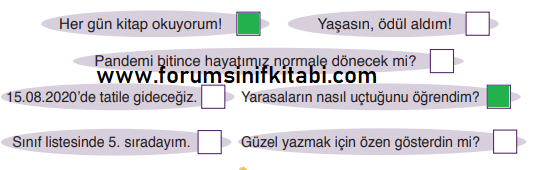 3.Sınıf Türkçe Meb yayınları Çalışma Kitabı Sayfa 109 Cevapları