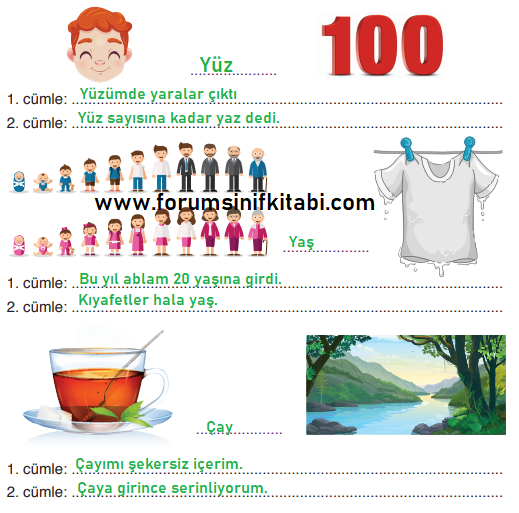 3.Sınıf Türkçe Meb yayınları Çalışma Kitabı Sayfa 109 Cevapları