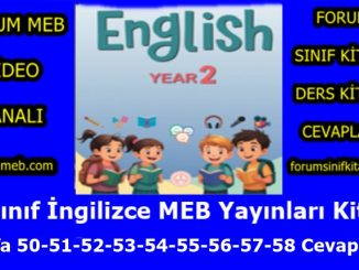 "2. Sınıf İngilizce Kitabı Sayfa 50-51-52-53-54-55-56-57-58 Cevapları MEB Yayınları"