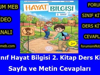 "3. Sınıf Hayat Bilgisi 2. Kitap Cevapları MEB Yayınları"