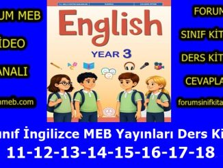 "3. Sınıf İngilizce Kitabı Sayfa 11-12-13-14-15-16-17-18 Cevapları MEB Yayınları"