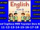 "3. Sınıf İngilizce Kitabı Sayfa 11-12-13-14-15-16-17-18 Cevapları MEB Yayınları"