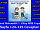 "3. Sınıf Matematik 1. Kitap Sayfa 124-125 Cevapları"