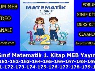 "3. Sınıf Matematik 1. Kitap Sayfa 160-161-162-163-164-165-166-167-168-169-170-171-172-173-174-175-176-177-178-179-180 Cevapları"
