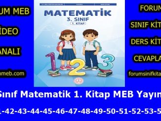 "3. Sınıf Matematik 1. Kitap Sayfa 40-41-42-43-44-45-46-47-48-49-50-51-52-53-54-55 Cevapları MEB Yayınları"