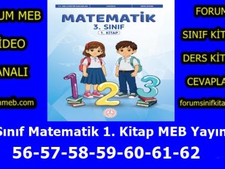 "3. Sınıf Matematik 1. Kitap Sayfa 56-57-58-59-60-61-62 Cevapları MEB Yayınları"
