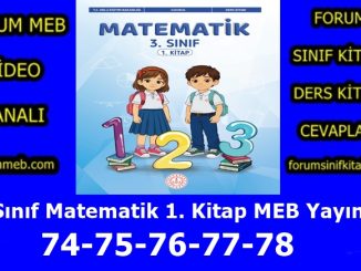 "3. Sınıf Matematik 1. Kitap Sayfa 74-75-76-77-78 Cevapları MEB Yayınları"