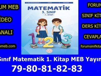 "3. Sınıf Matematik 1. Kitap Sayfa 79-80-81-82-83 Cevapları MEB Yayınları"