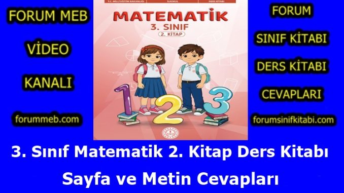 "3. Sınıf Matematik 2. Kitap Cevapları MEB Yayınları"