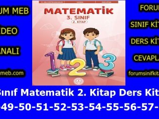 "3. Sınıf Matematik 2. Kitap Sayfa 48-49-50-51-52-53-54-55-56-57-58 Cevapları"