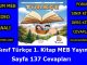 "3. Sınıf Türkçe 1. Kitap Sayfa 137 Cevapları"