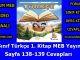 "3. Sınıf Türkçe 1. Kitap Sayfa 138-139 Cevapları"