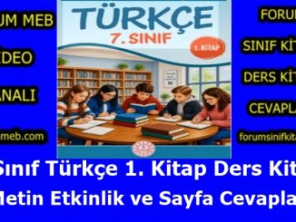"7. Sınıf Türkçe 1. Kitap Cevapları"